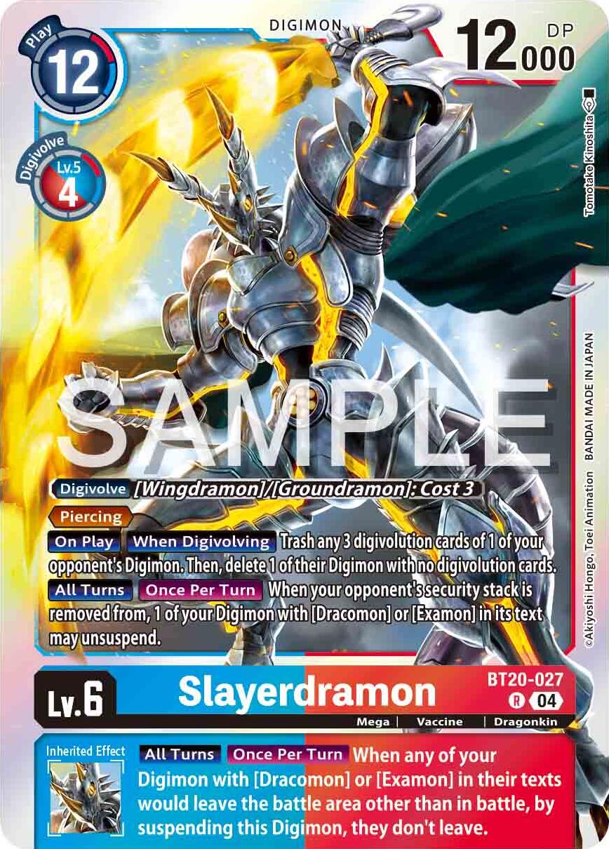 Slayerdramon [BT20-027] [Release Special Booster 2.0] | Mindsight Gaming