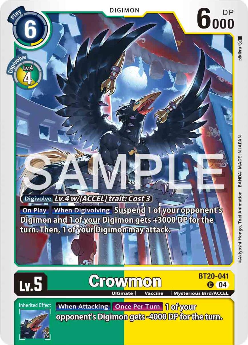 Crowmon [BT20-041] [Release Special Booster 2.0] | Mindsight Gaming