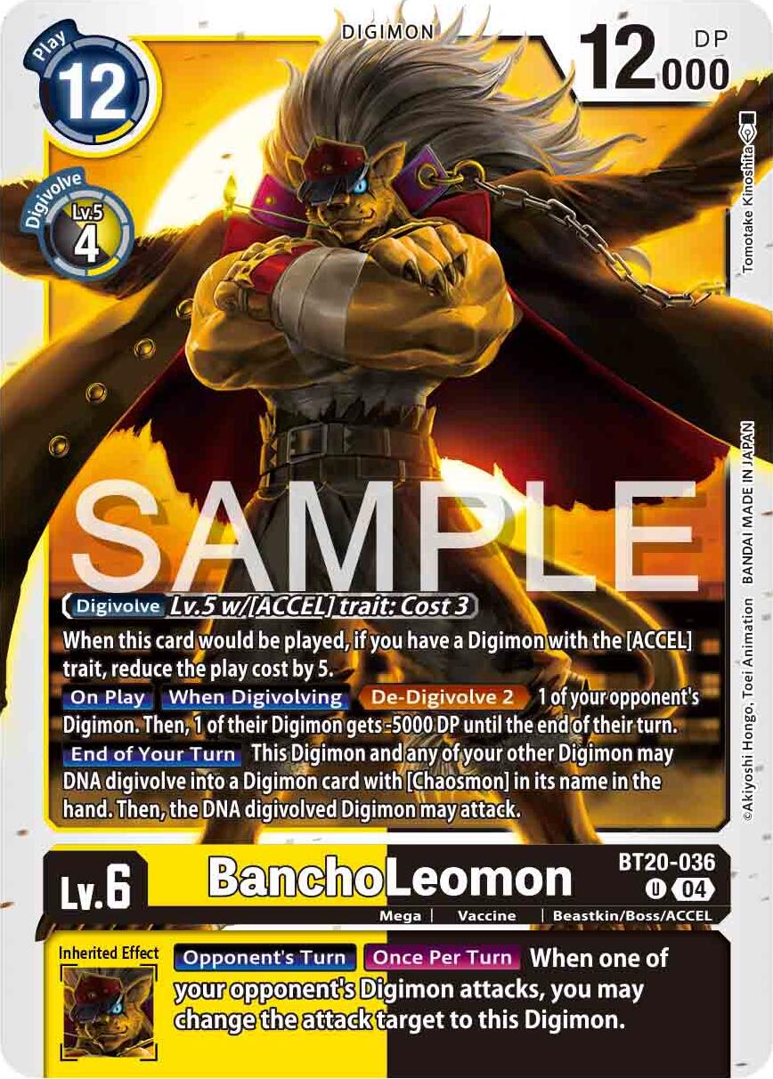 BanchoLeomon [BT20-036] [Release Special Booster 2.0] | Mindsight Gaming