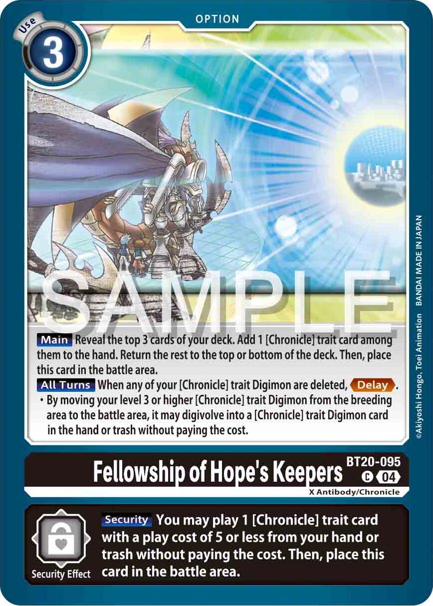 Fellowship of Hope's Keepers [BT20-095] [Release Special Booster 2.0] | Mindsight Gaming