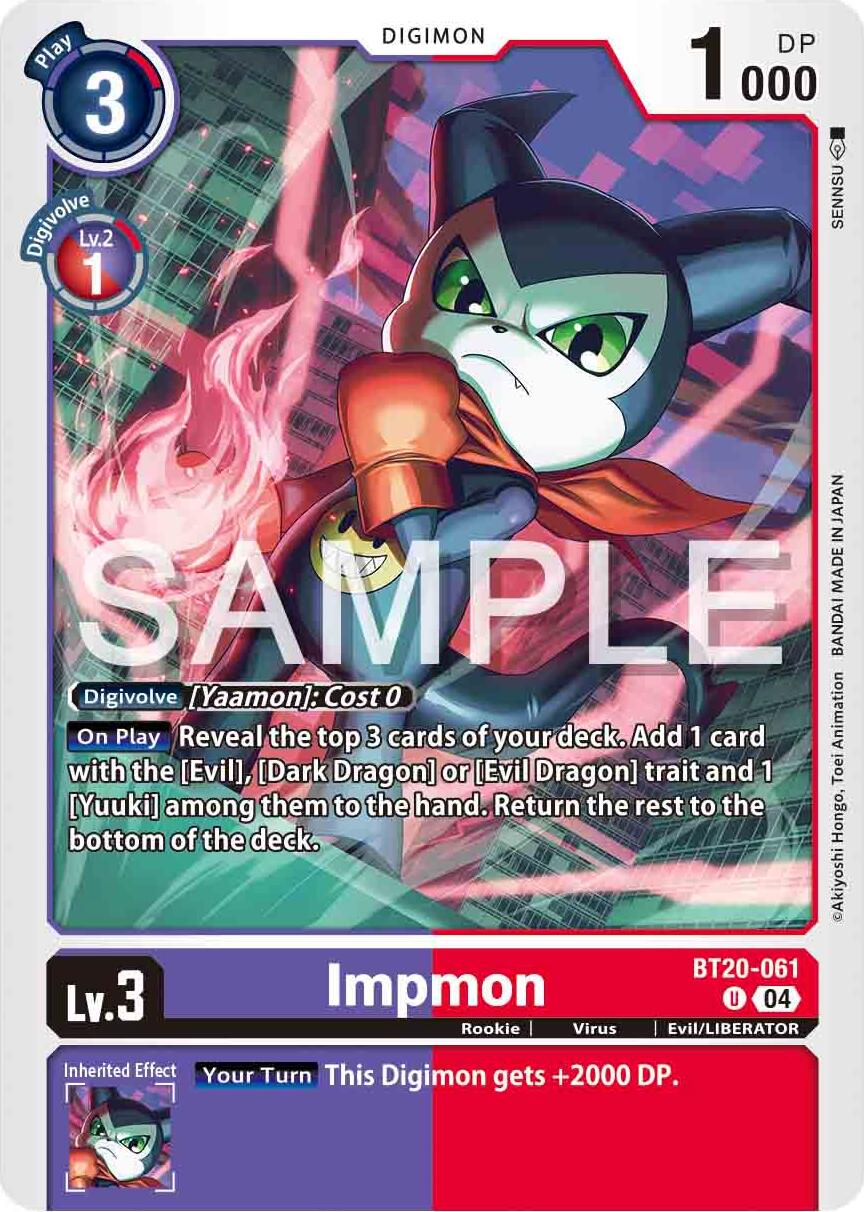 Impmon [BT20-061] - BT20-061 [Release Special Booster 2.0] | Mindsight Gaming