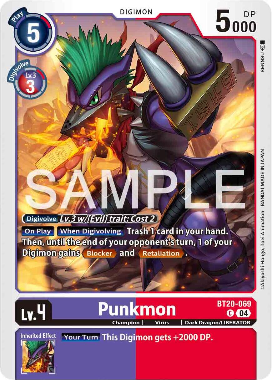 Punkmon [BT20-069] [Release Special Booster 2.0] | Mindsight Gaming