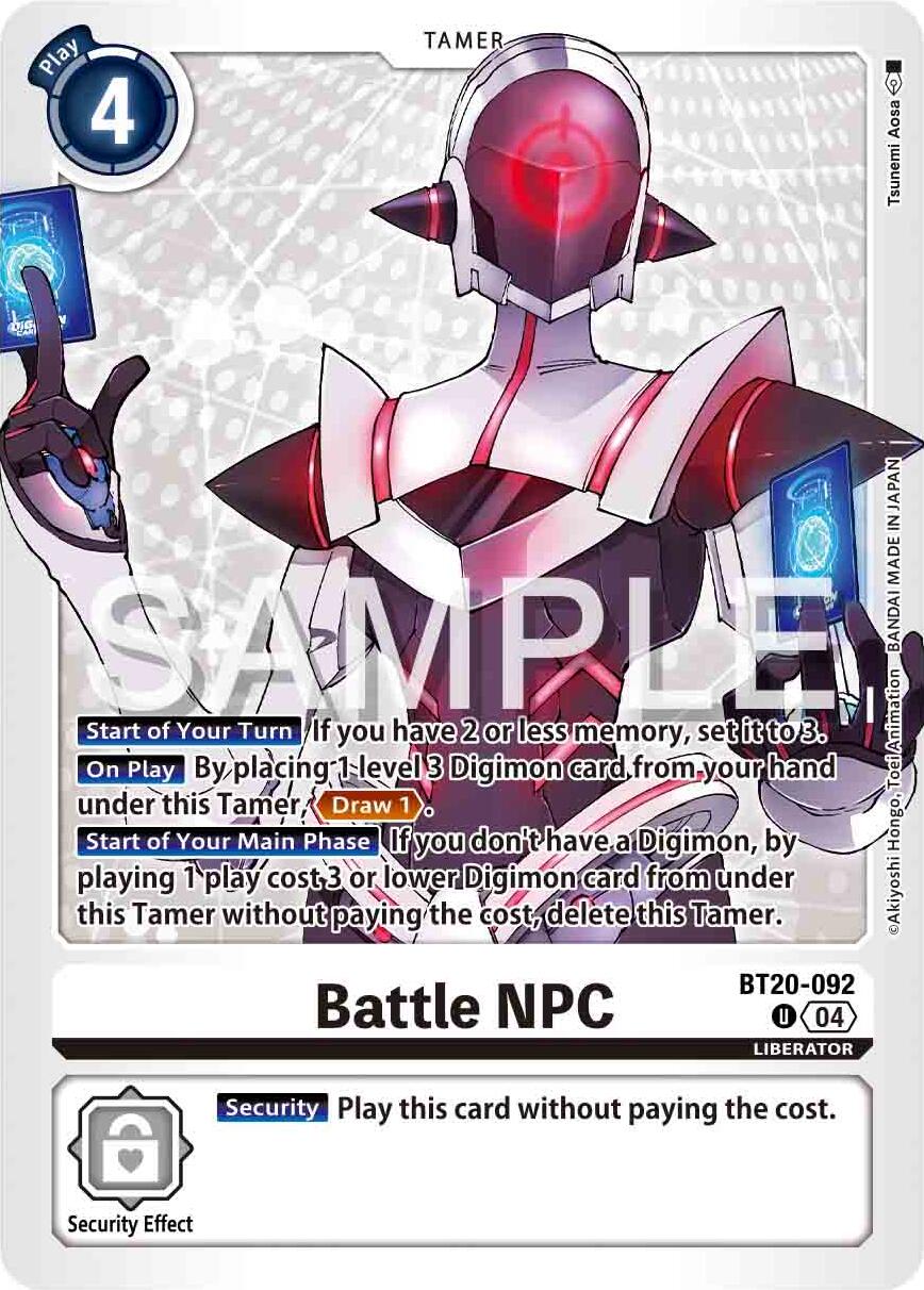 Battle NPC [BT20-092] [Release Special Booster 2.0] | Mindsight Gaming