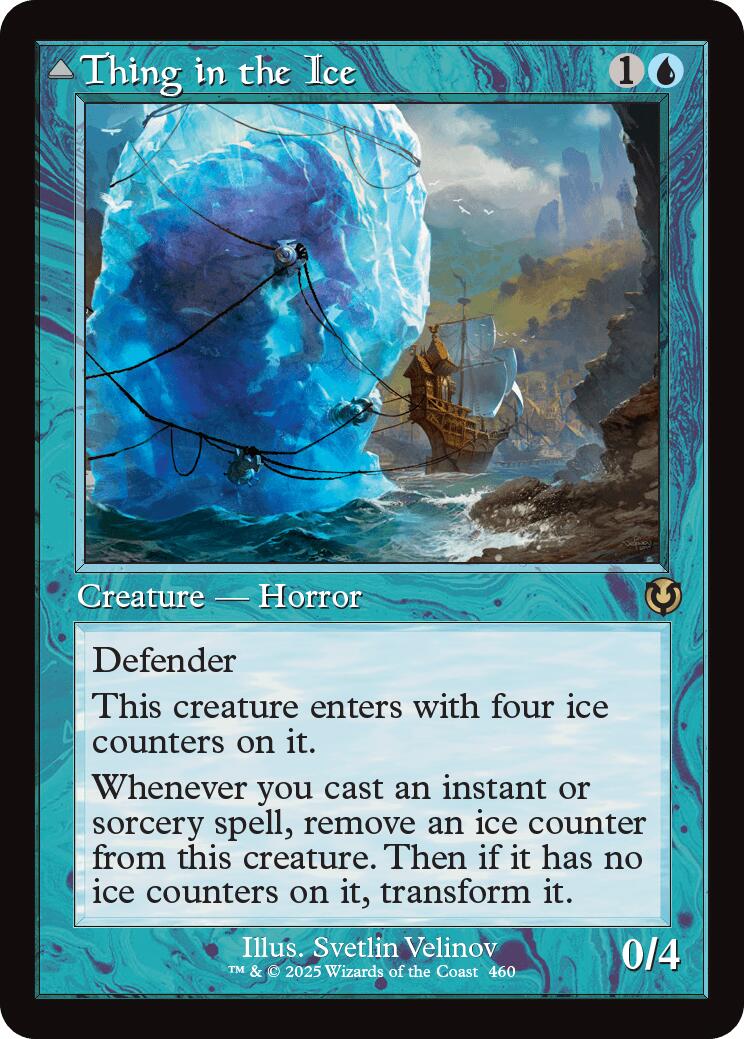 Thing in the Ice // Awoken Horror (Retro Frame) [Innistrad Remastered] | Mindsight Gaming