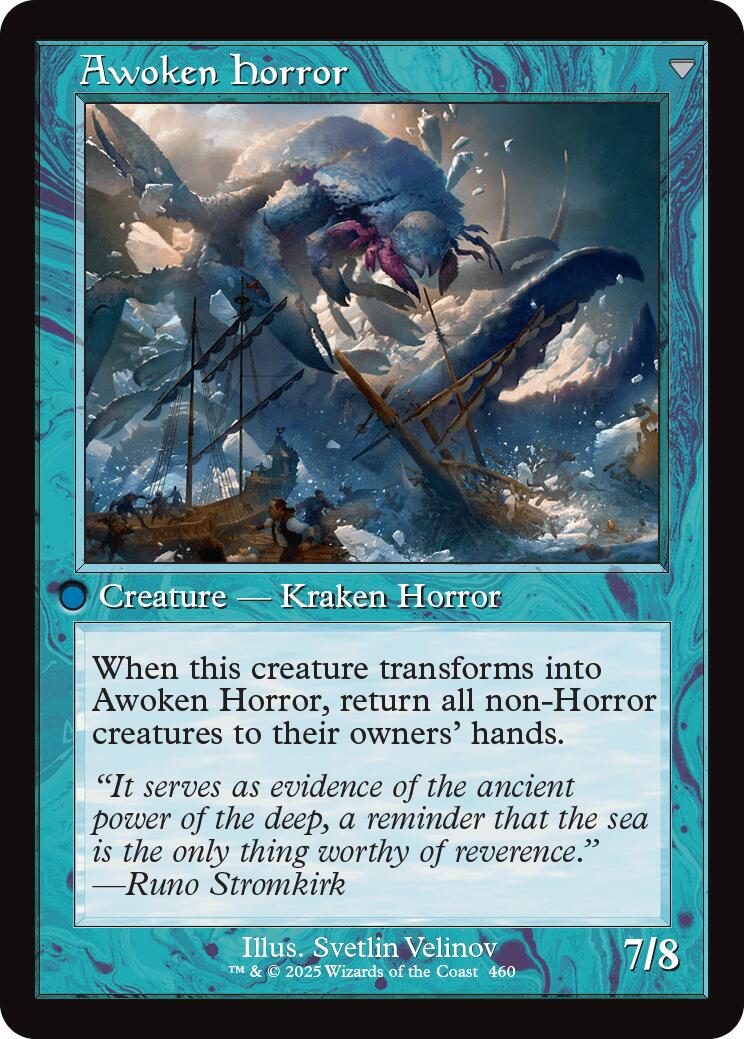 Thing in the Ice // Awoken Horror (Retro Frame) [Innistrad Remastered] | Mindsight Gaming