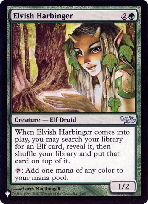 Elvish Harbinger (Retro Frame) [The List] | Mindsight Gaming