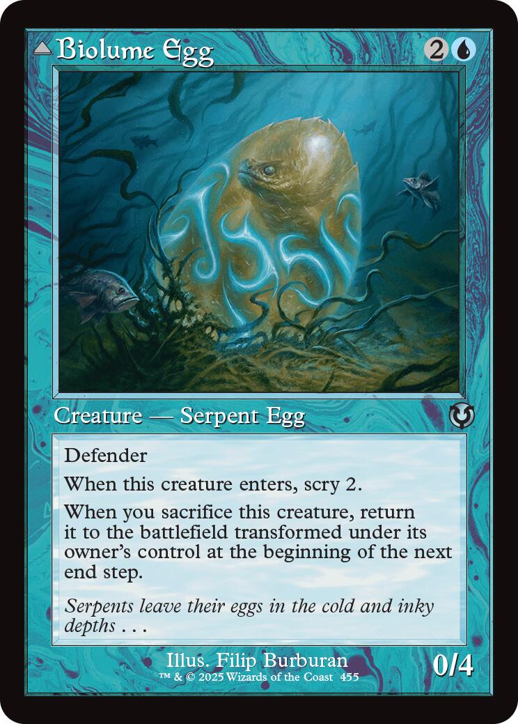 Biolume Egg // Biolume Serpent (Retro Frame) [Innistrad Remastered] | Mindsight Gaming