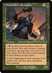 Duskwatch Recruiter // Krallenhorde Howler (Retro Frame) [Innistrad Remastered] | Mindsight Gaming