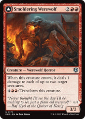 Smoldering Werewolf // Erupting Dreadwolf [Innistrad Remastered] | Mindsight Gaming