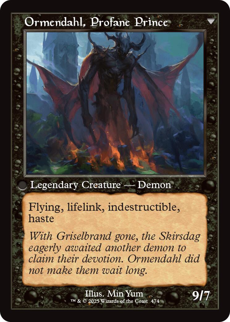 Westvale Abbey // Ormendahl, Profane Prince (Retro Frame) [Innistrad Remastered] | Mindsight Gaming