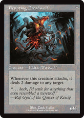 Smoldering Werewolf // Erupting Dreadwolf (Retro Frame) [Innistrad Remastered] | Mindsight Gaming