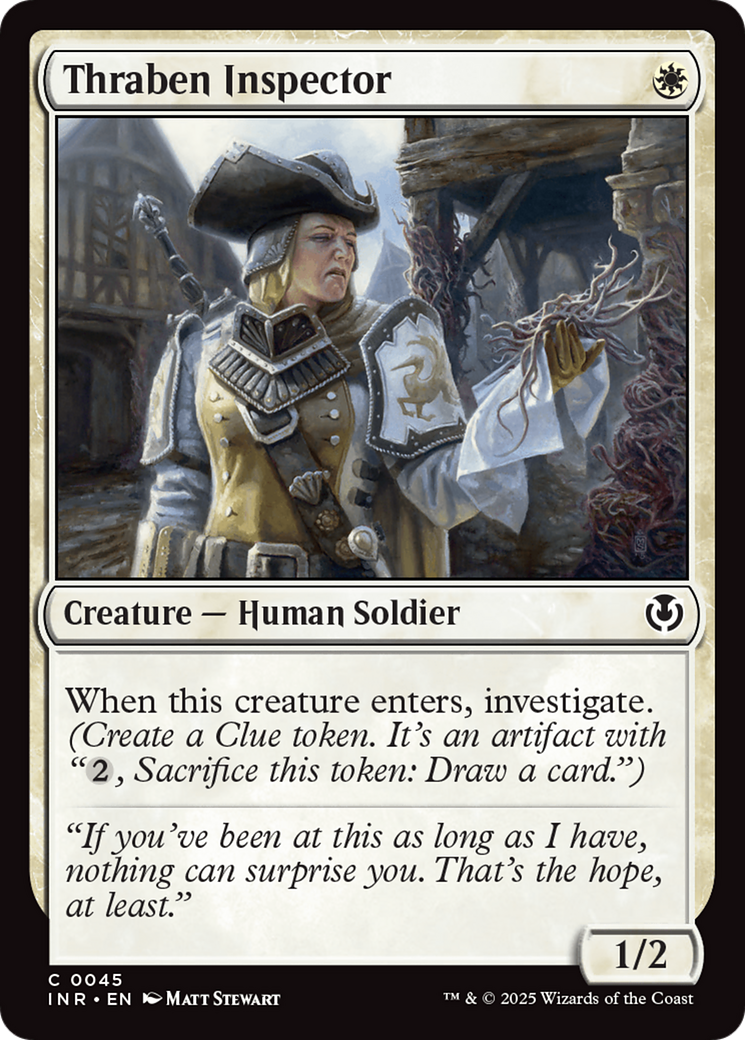 Thraben Inspector [Innistrad Remastered] | Mindsight Gaming