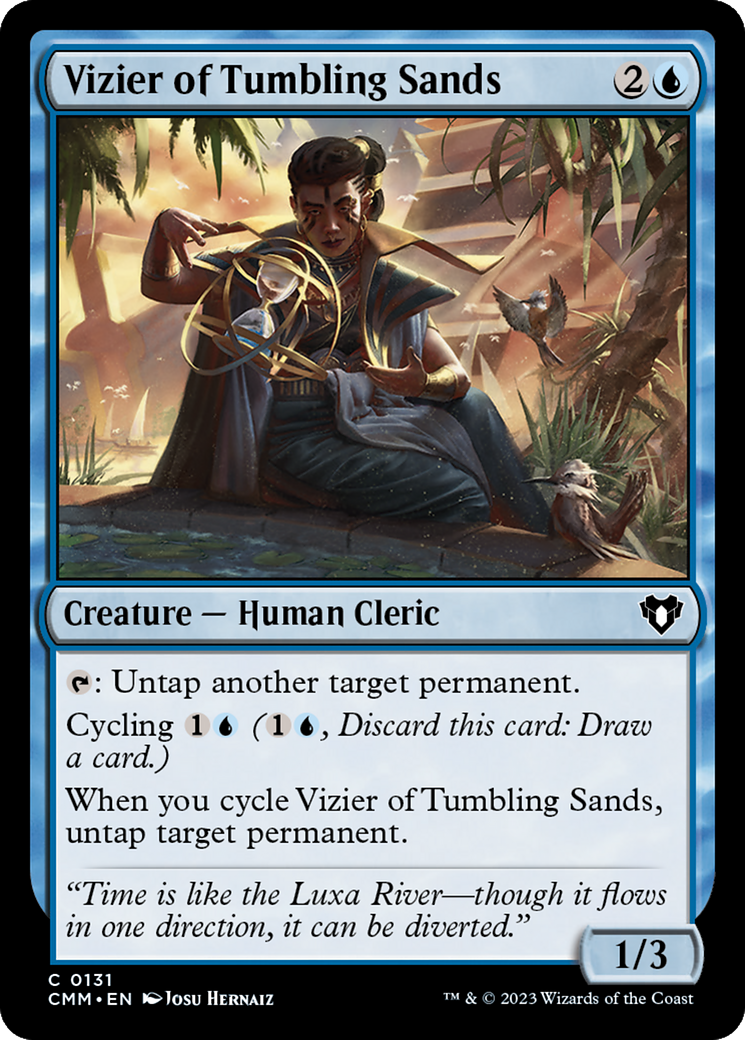 Vizier of Tumbling Sands [Commander Masters] | Mindsight Gaming