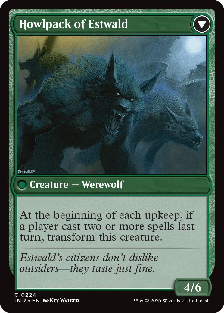 Villagers of Estwald // Howlpack of Estwald [Innistrad Remastered] | Mindsight Gaming