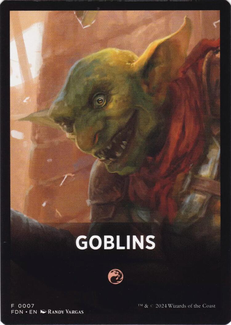 Goblins Theme Card [Foundations Tokens] | Mindsight Gaming