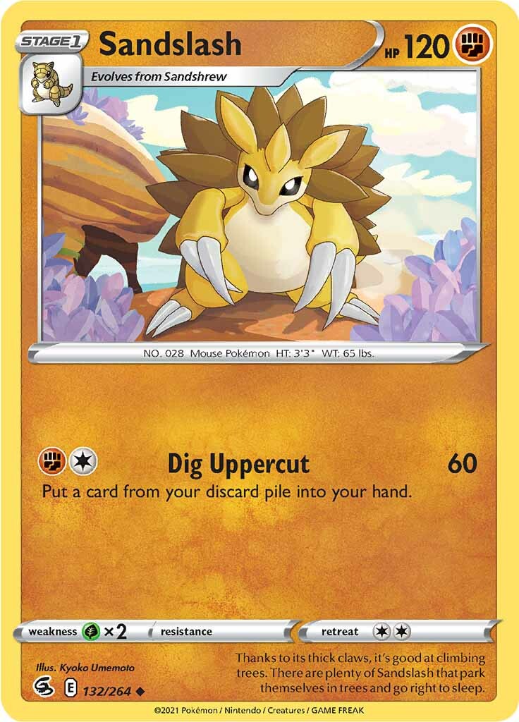 Sandslash (132/264) [Sword & Shield: Fusion Strike] | Mindsight Gaming