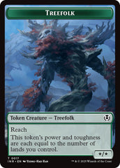 Treefolk // Emblem - Wrenn and Seven Double-Sided Token [Innistrad Remastered Tokens] | Mindsight Gaming