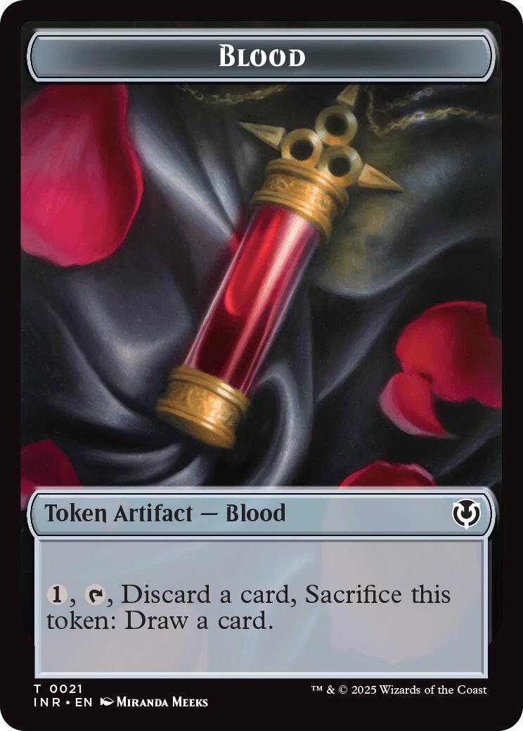 Blood // Clue Double-Sided Token [Innistrad Remastered Tokens] | Mindsight Gaming