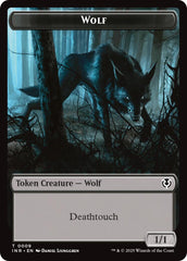 Wolf (0009) // Wolf (0018) Double-Sided Token [Innistrad Remastered Tokens] | Mindsight Gaming