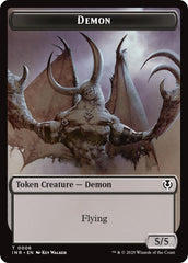 Demon // Human Cleric Double-Sided Token [Innistrad Remastered Tokens] | Mindsight Gaming