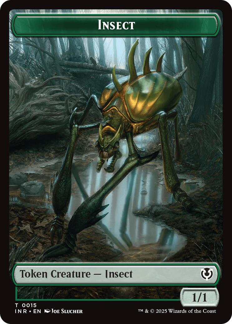 Insect // Spider Double-Sided Token [Innistrad Remastered Tokens] | Mindsight Gaming