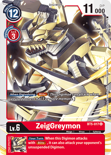 ZeigGreymon [BT5-017] [Battle of Omni] | Mindsight Gaming