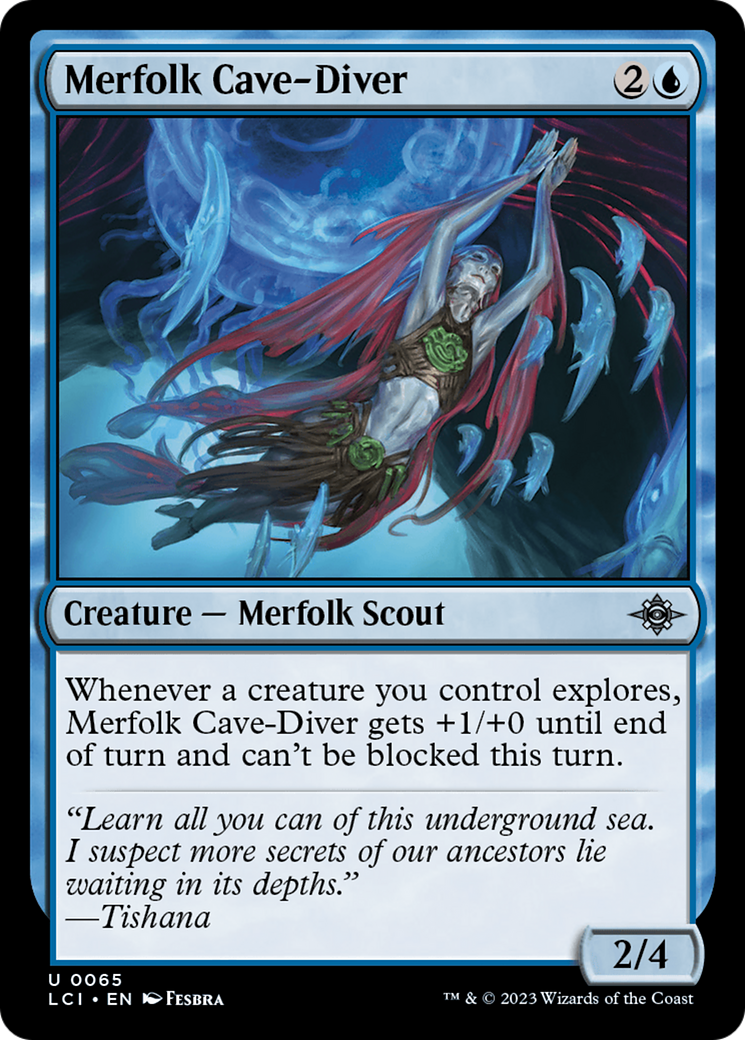 Merfolk Cave-Diver [The Lost Caverns of Ixalan] | Mindsight Gaming