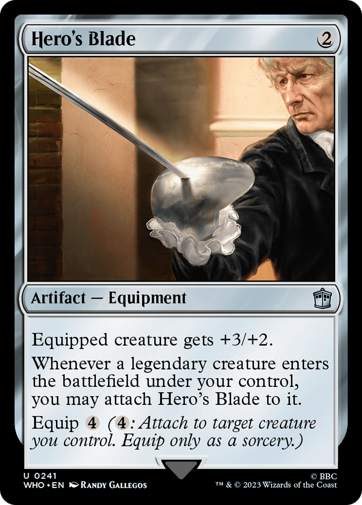 Hero's Blade [Doctor Who] | Mindsight Gaming