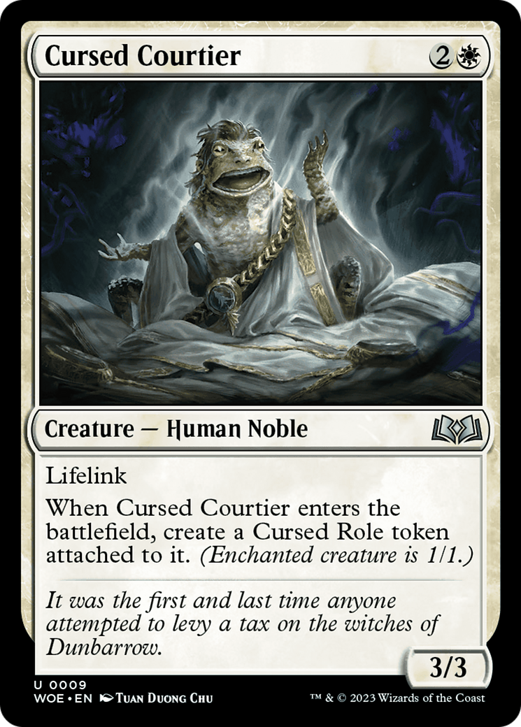 Cursed Courtier [Wilds of Eldraine] | Mindsight Gaming