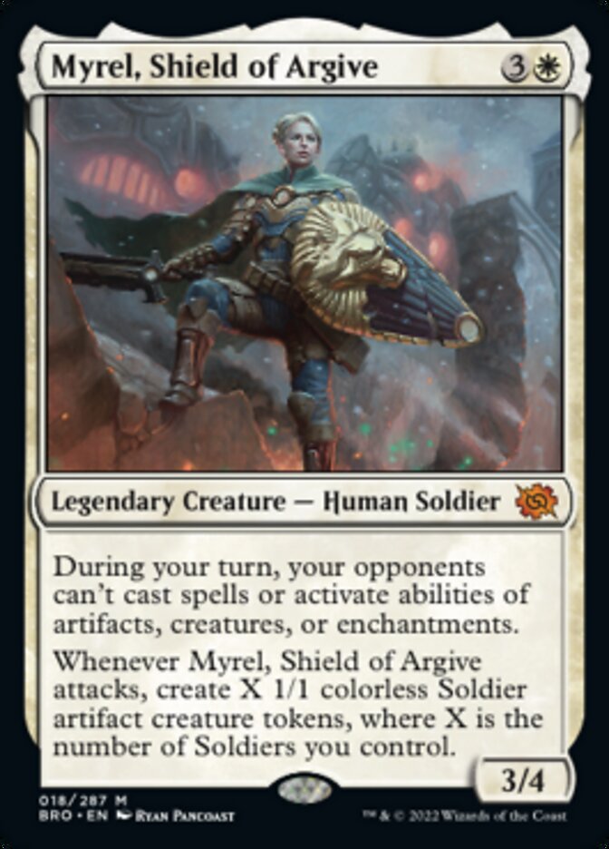 Myrel, Shield of Argive (Promo Pack) [The Brothers' War Promos] | Mindsight Gaming