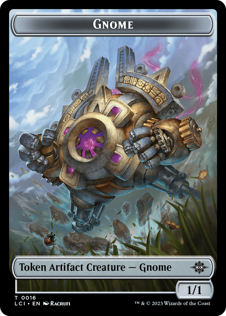 Gnome Token [The Lost Caverns of Ixalan Tokens] | Mindsight Gaming