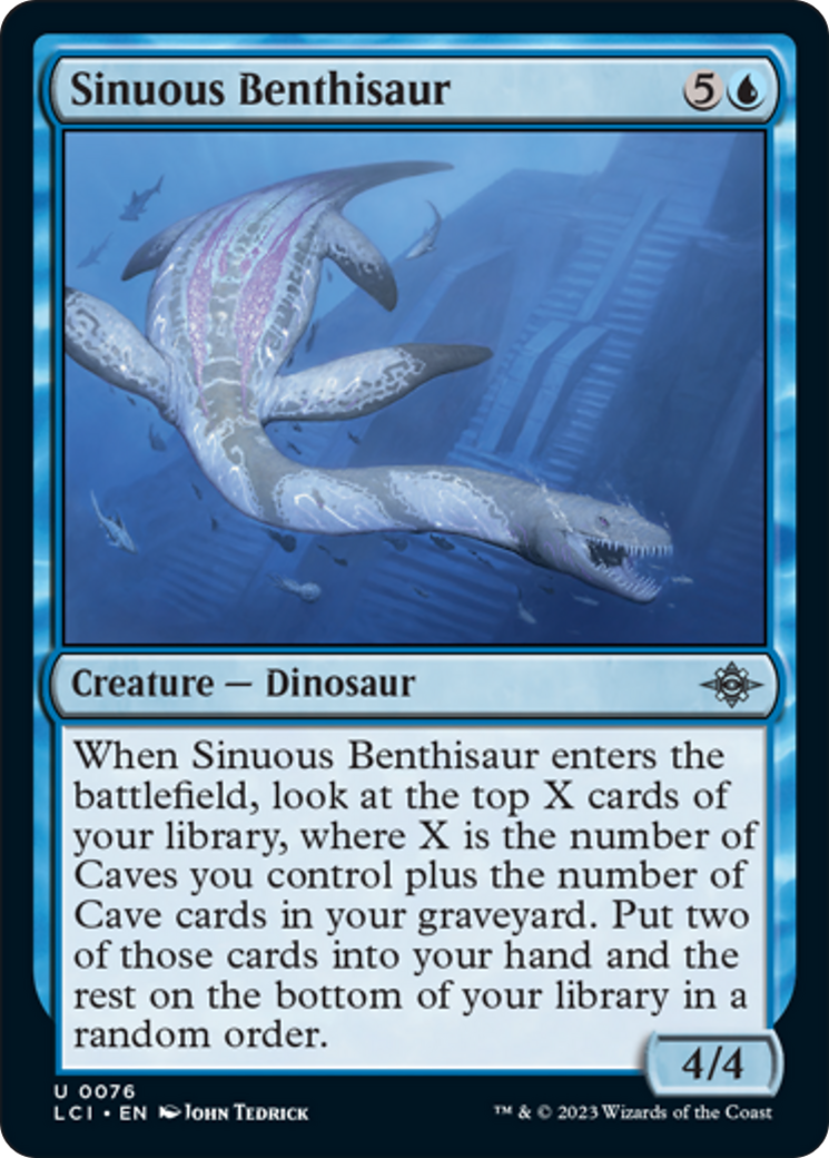 Sinuous Benthisaur [The Lost Caverns of Ixalan] | Mindsight Gaming