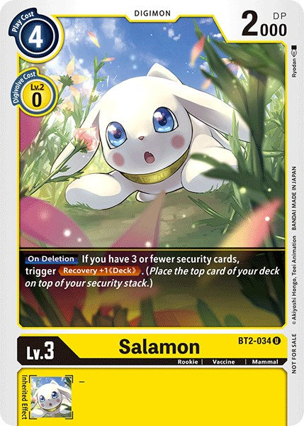 Salamon [BT2-034] (Official Tournament Pack Vol.3) [Release Special Booster Promos] | Mindsight Gaming