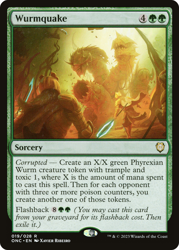 Wurmquake [Phyrexia: All Will Be One Commander] | Mindsight Gaming