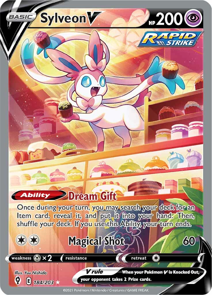 Sylveon V (184/203) [Sword & Shield: Evolving Skies] | Mindsight Gaming