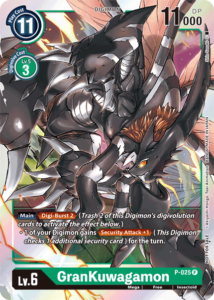 GranKuwagamon [P-025] [Promotional Cards] | Mindsight Gaming