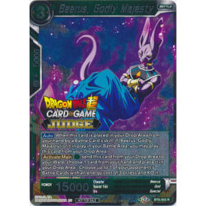 Beerus, Godly Majesty (BT8-053) [Judge Promotion Cards] | Mindsight Gaming