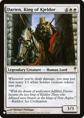 Darien, King of Kjeldor [The List] | Mindsight Gaming