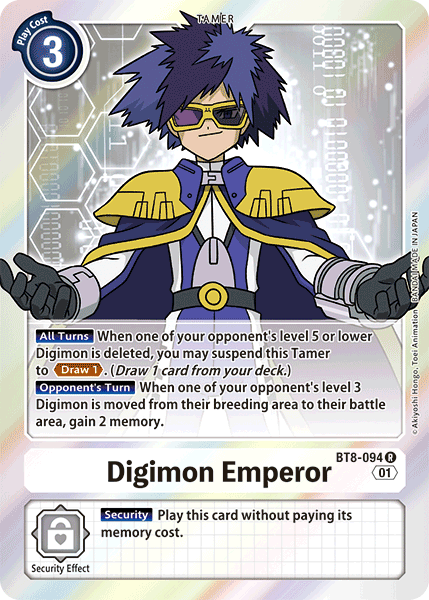 Digimon Emperor [BT8-094] [New Awakening] | Mindsight Gaming