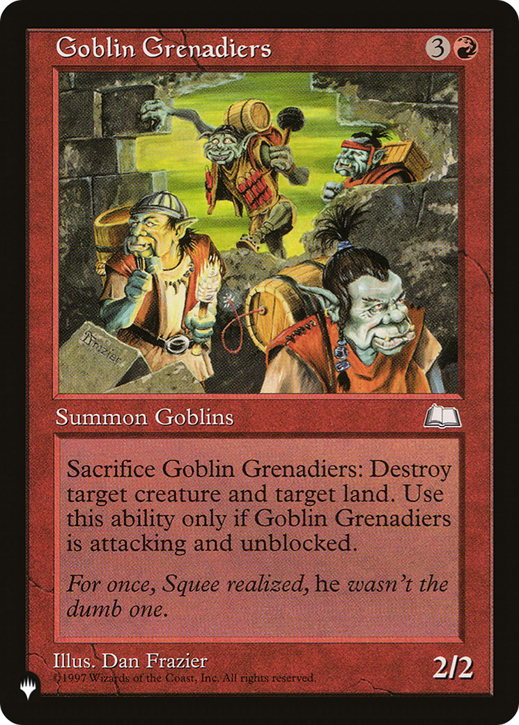 Goblin Grenadiers [The List Reprints] | Mindsight Gaming