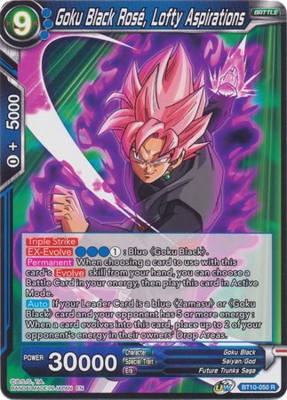 Goku Black Rose, Lofty Aspirations (BT10-050) [Rise of the Unison Warrior 2nd Edition] | Mindsight Gaming