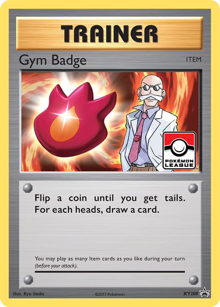 Gym Badge (XY209) (Blaine) [XY: Black Star Promos] | Mindsight Gaming