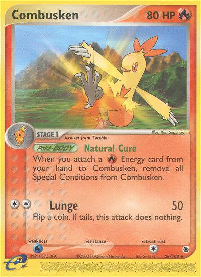 Combusken (28/109) [EX: Ruby & Sapphire] | Mindsight Gaming