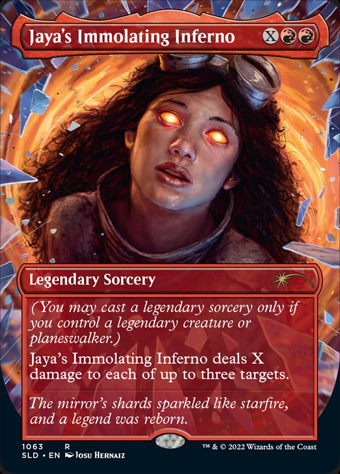 Jaya's Immolating Inferno (Borderless) [Secret Lair Drop Series] | Mindsight Gaming