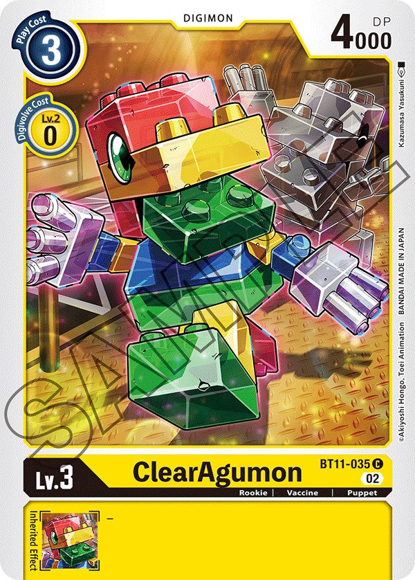 ClearAgumon [BT11-035] [Dimensional Phase] | Mindsight Gaming