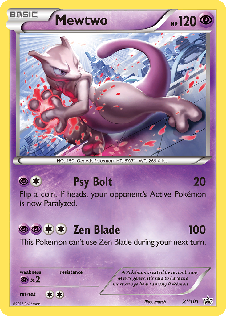 Mewtwo (XY101) [XY: Black Star Promos] | Mindsight Gaming