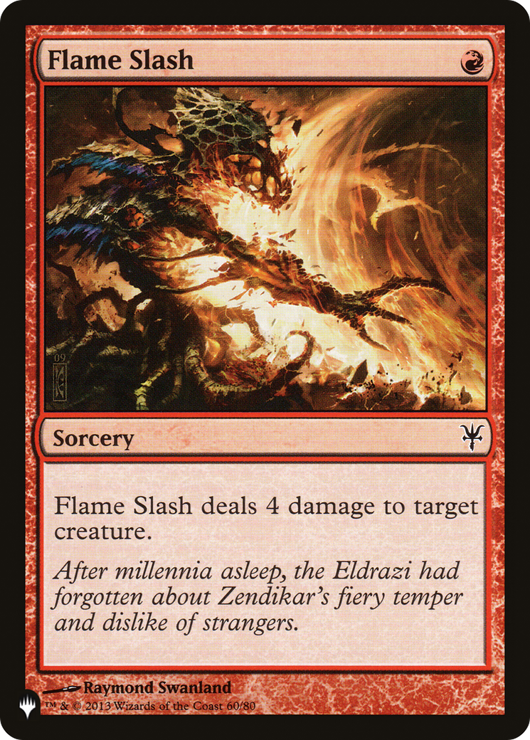 Flame Slash [The List Reprints] | Mindsight Gaming