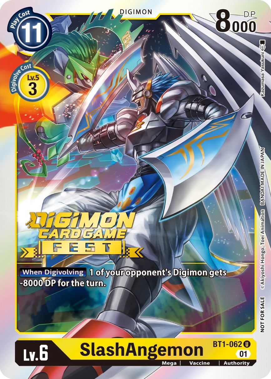 SlashAngemon [BT1-062] (Digimon Card Game Fest 2022) [Release Special Booster Promos] | Mindsight Gaming