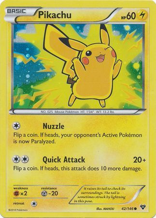 Pikachu (42/146) (2014 Movie Promo) [Miscellaneous Cards] | Mindsight Gaming