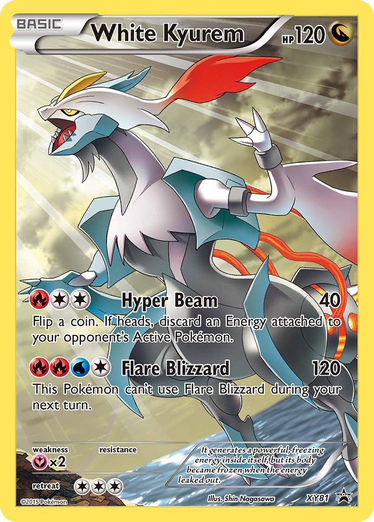 White Kyurem (XY81) (Full Art Promo) [XY: Black Star Promos] | Mindsight Gaming